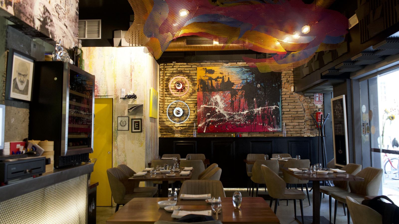 El interior de La Antxoeta.