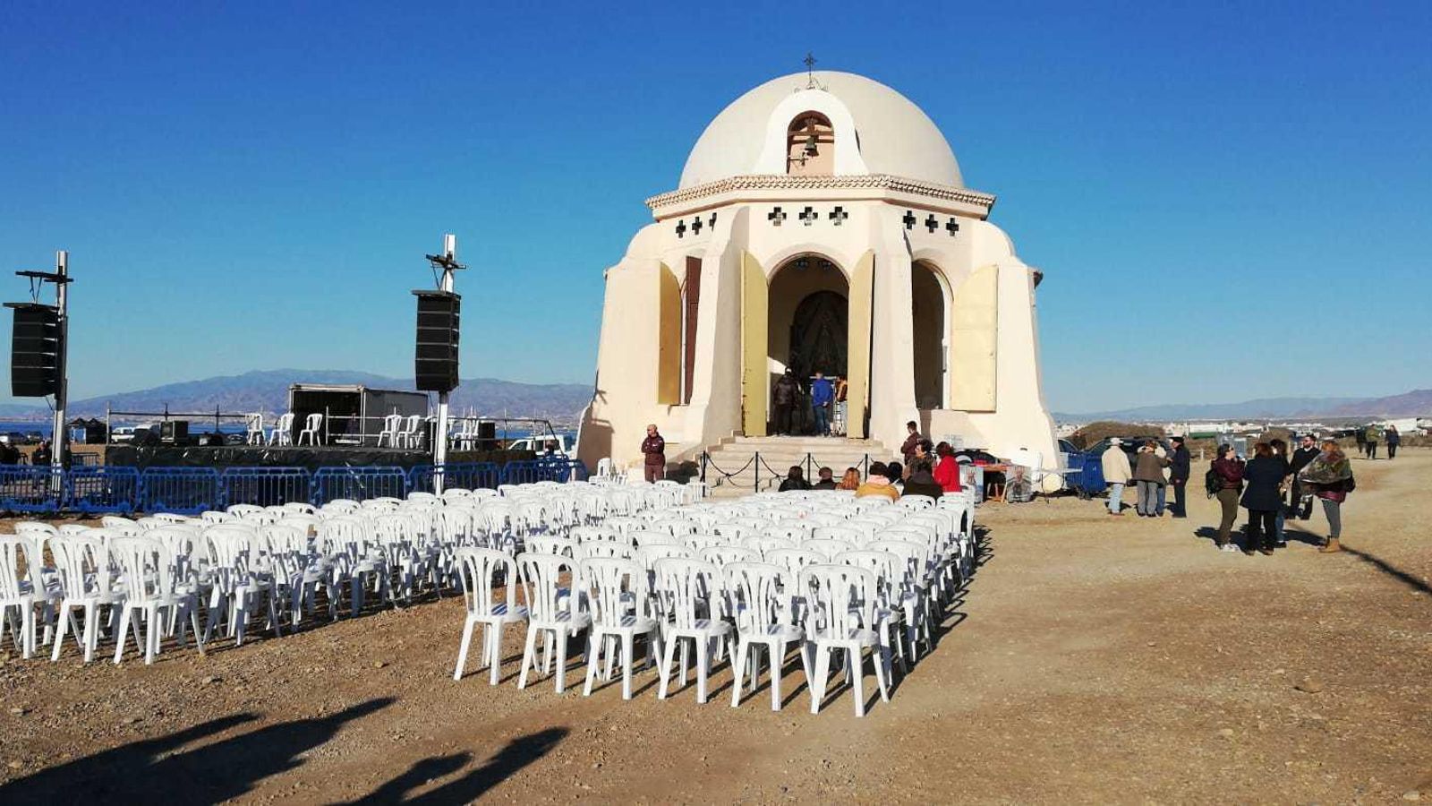 La Patrona llega al lugar donde apareció hace 516 años