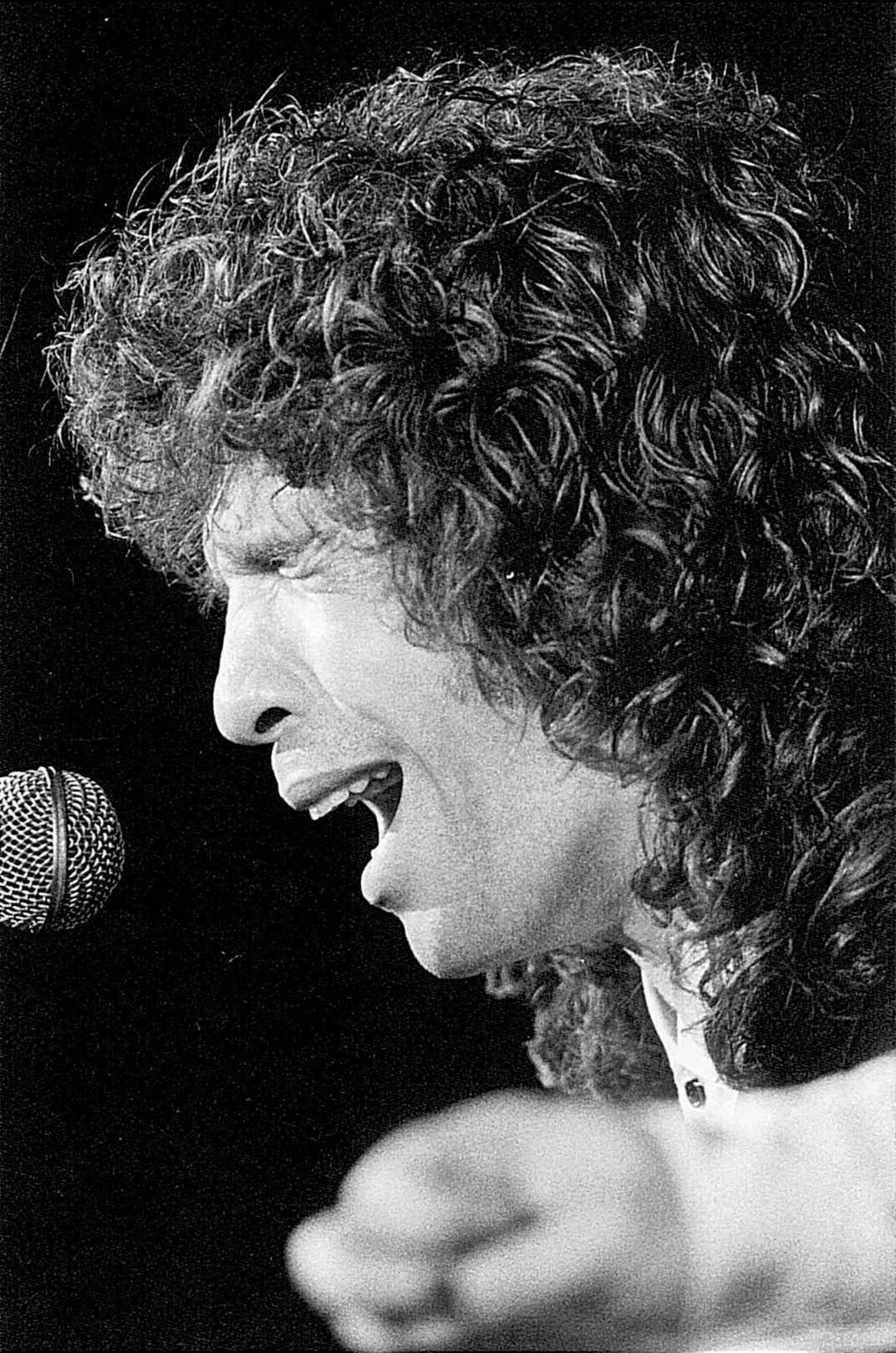 El cantaor José Monje Cruz, 'Camarón de la Isla', durante una de sus actuaciones.