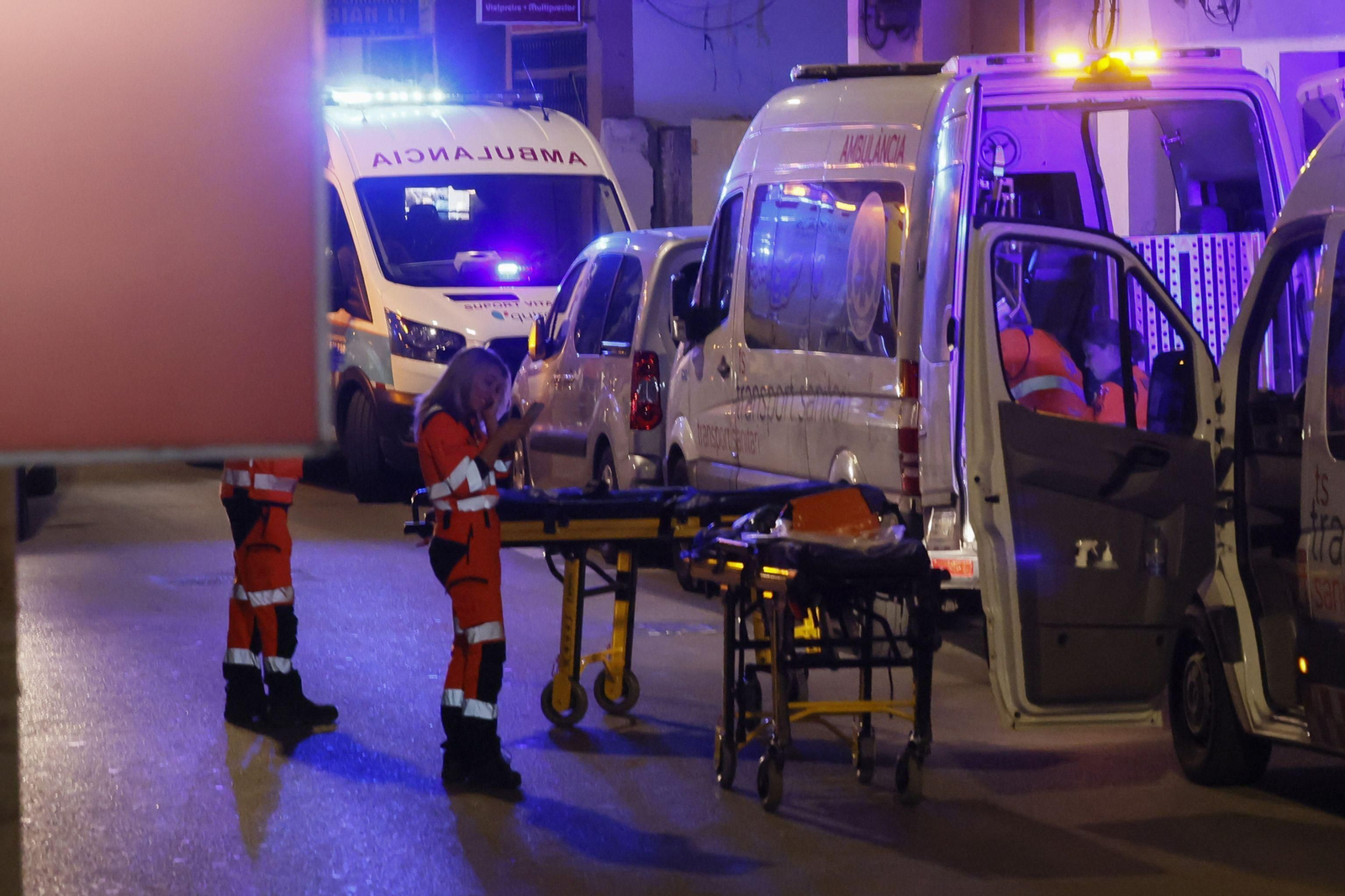 Las imágenes del derrumbe del restaurante en Palma