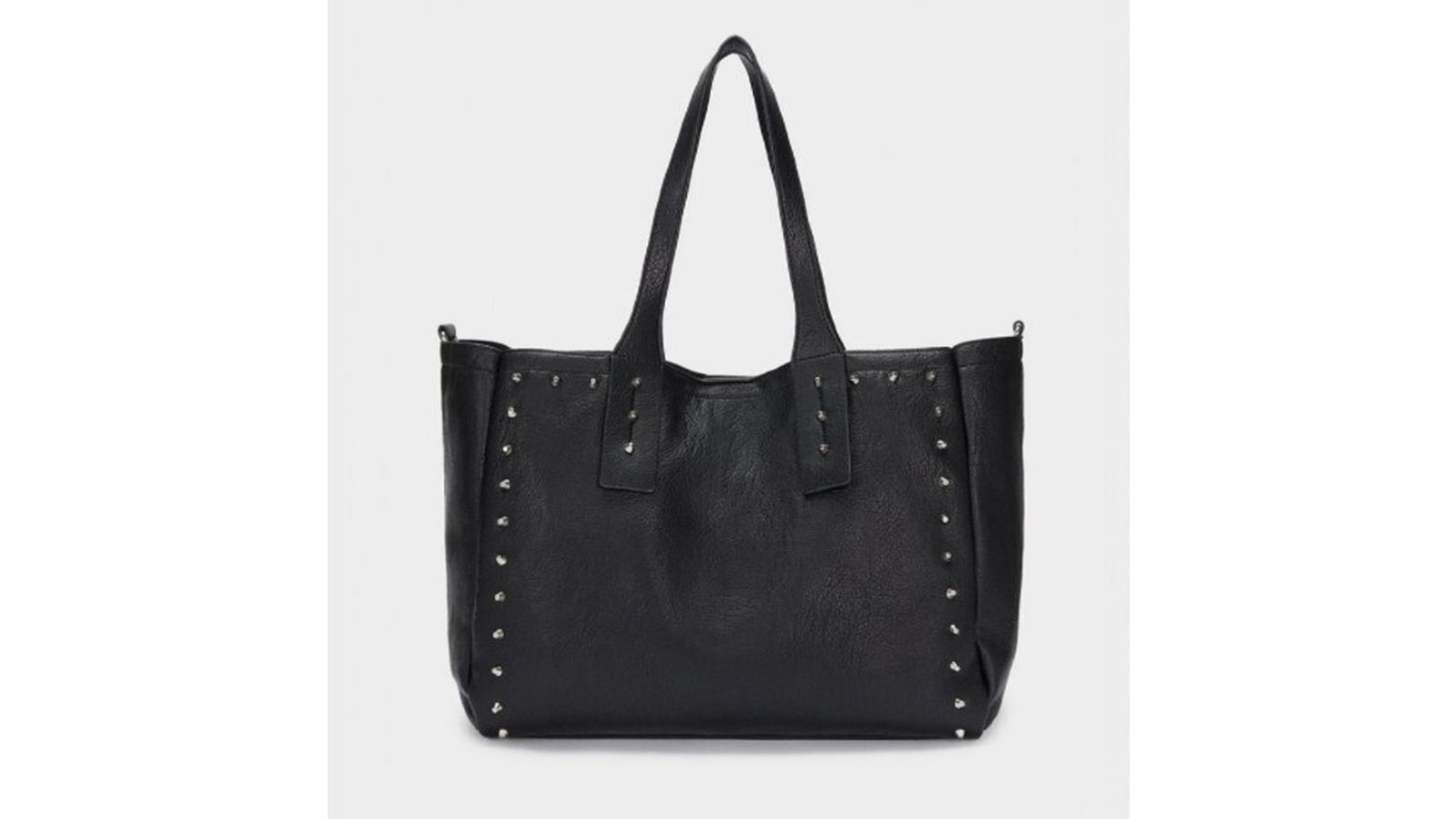 Bolso de hombro Parfois en negro con tachuelas