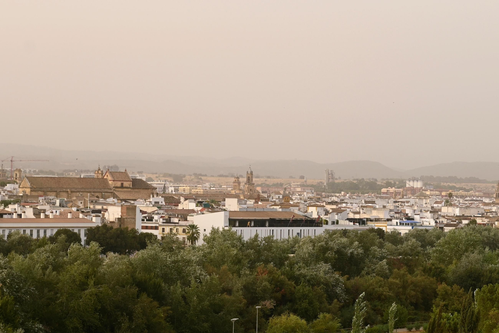 Calima sobre Córdoba