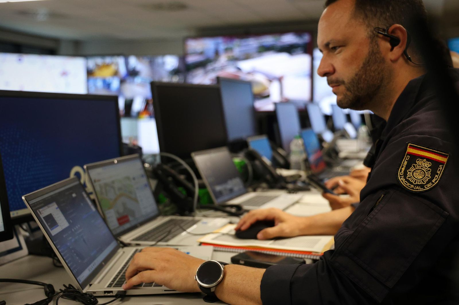 Centro de gestión de la Policía Nacional