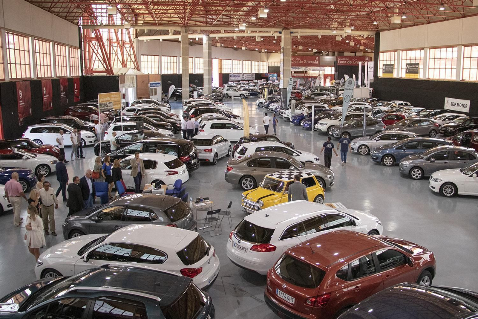 Fermasa ya es un icono de la desescalada en Granada: de posible hospital de campaña a feria para la venta de coches