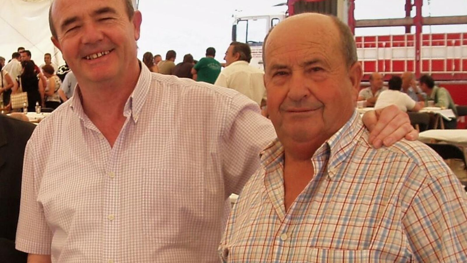 Con el anterior alcalde de Alpujarra de la Sierra