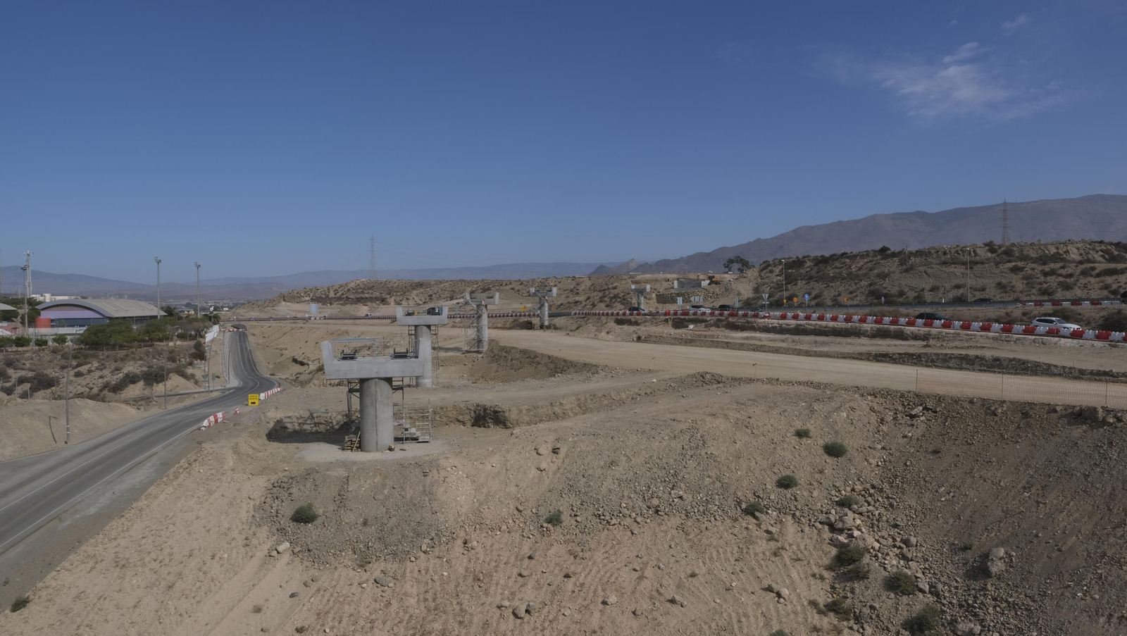 Las obras del nuevo enlace de Viator, en imágenes