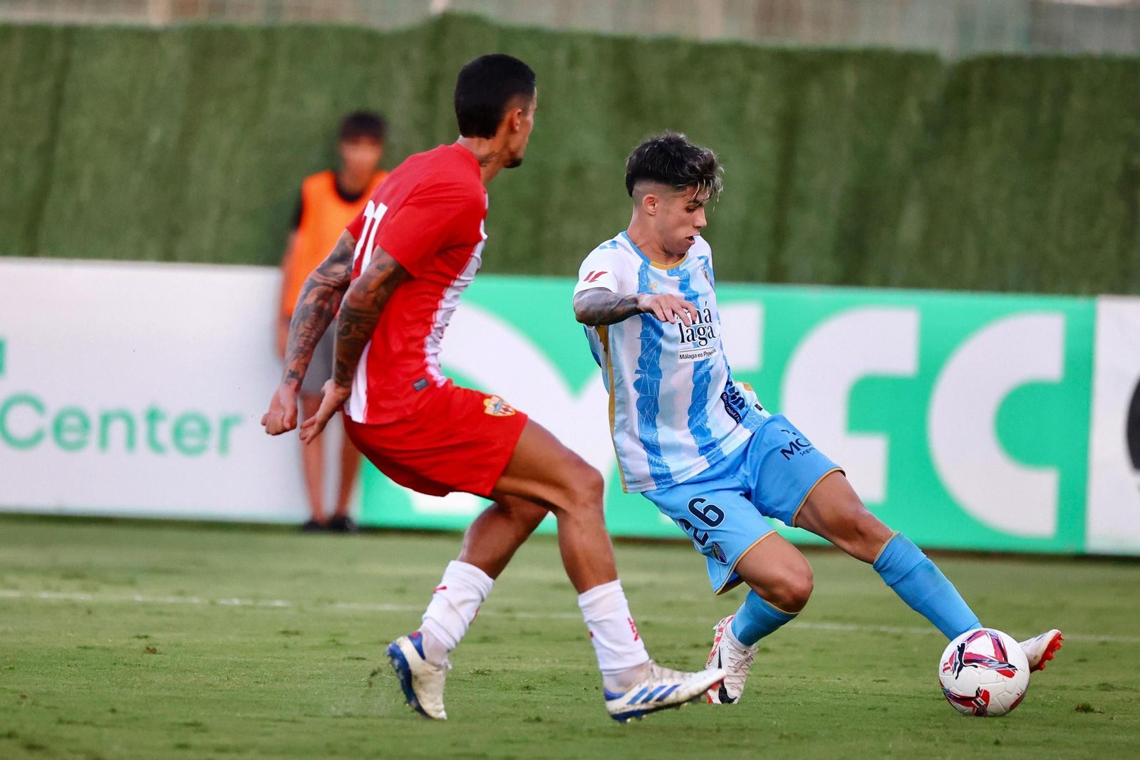 El Málaga CF - Almería de pretemporada, en fotos