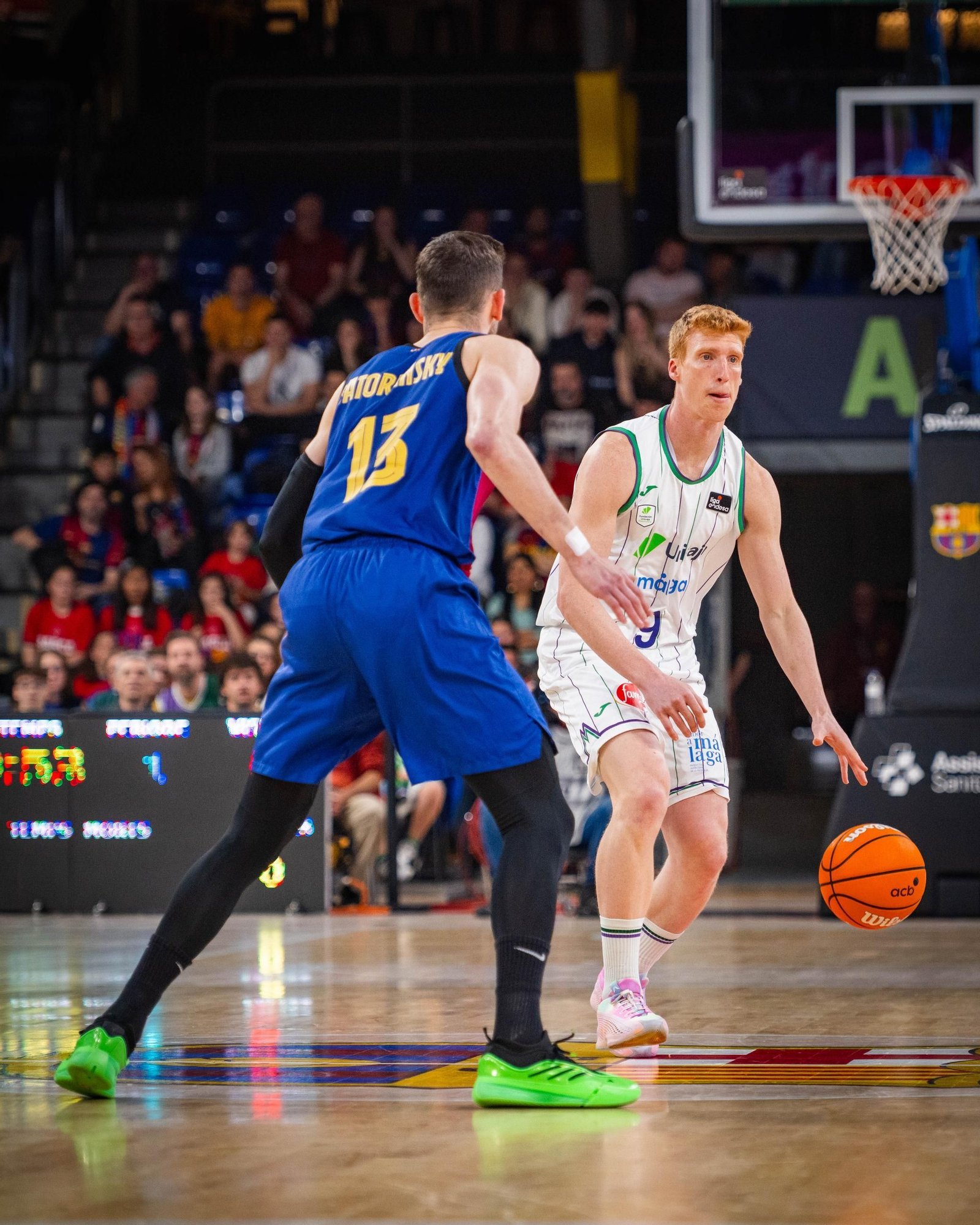 El Barcelona-Unicaja, en fotos