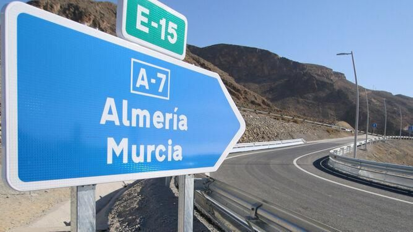 Autovía A-7 en Almería.