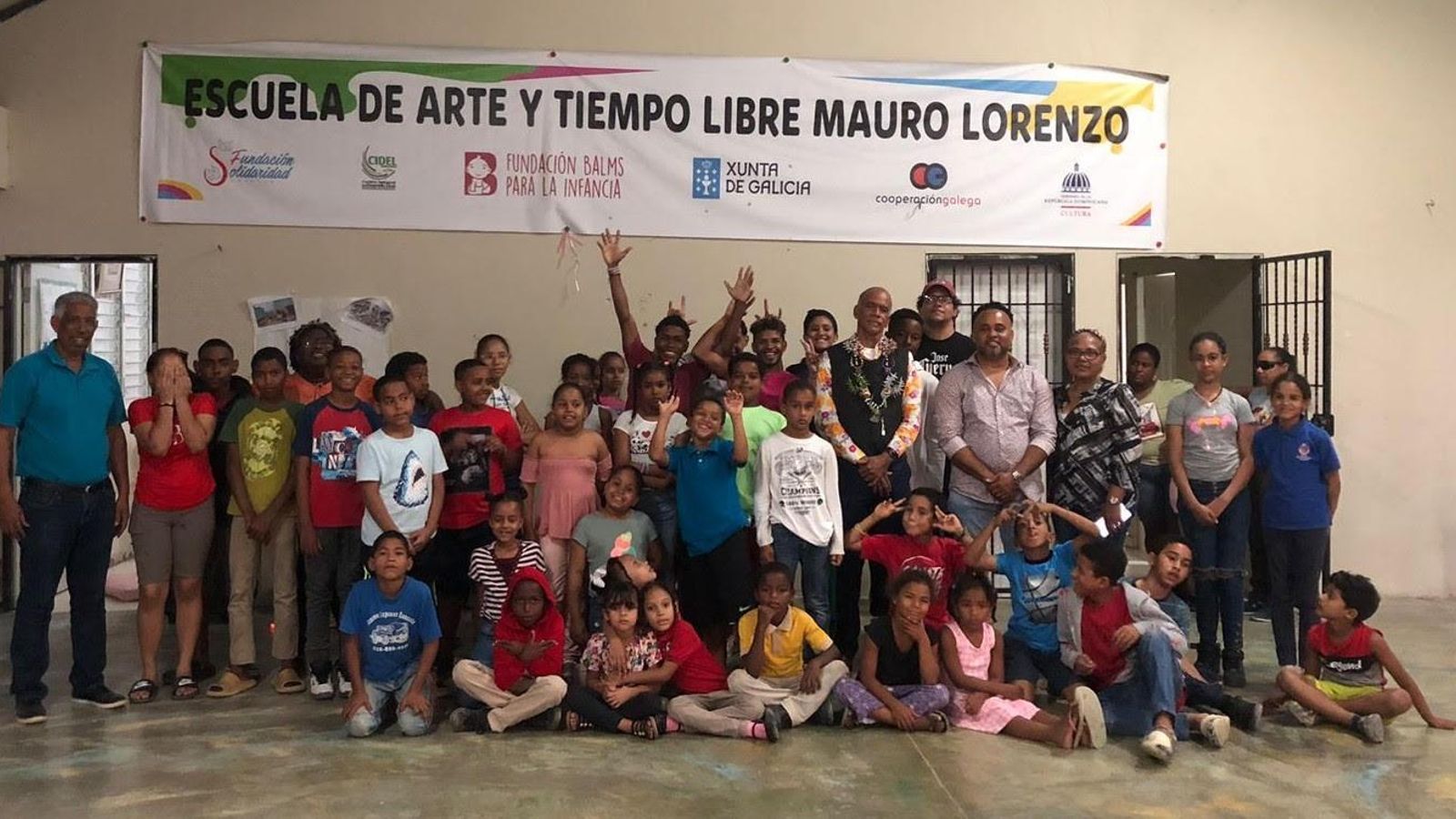 Alumnos de la Escuela Mauro Lorenzo.