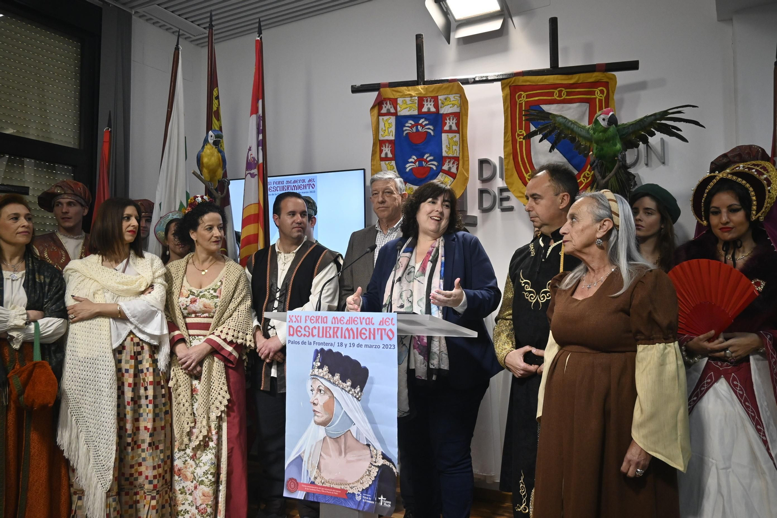 Presentación de la Feria Medieval de Palos en imágenes