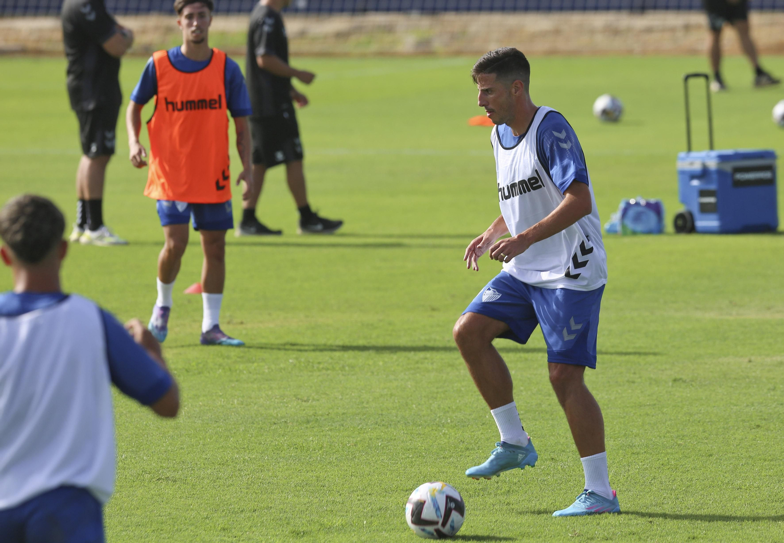 Pablo Chavarría, en un entrenamiento.