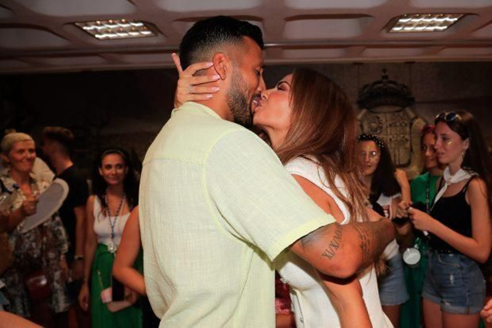 Una imagen de archivo de Tamara Gorro y Ezequiel Garay