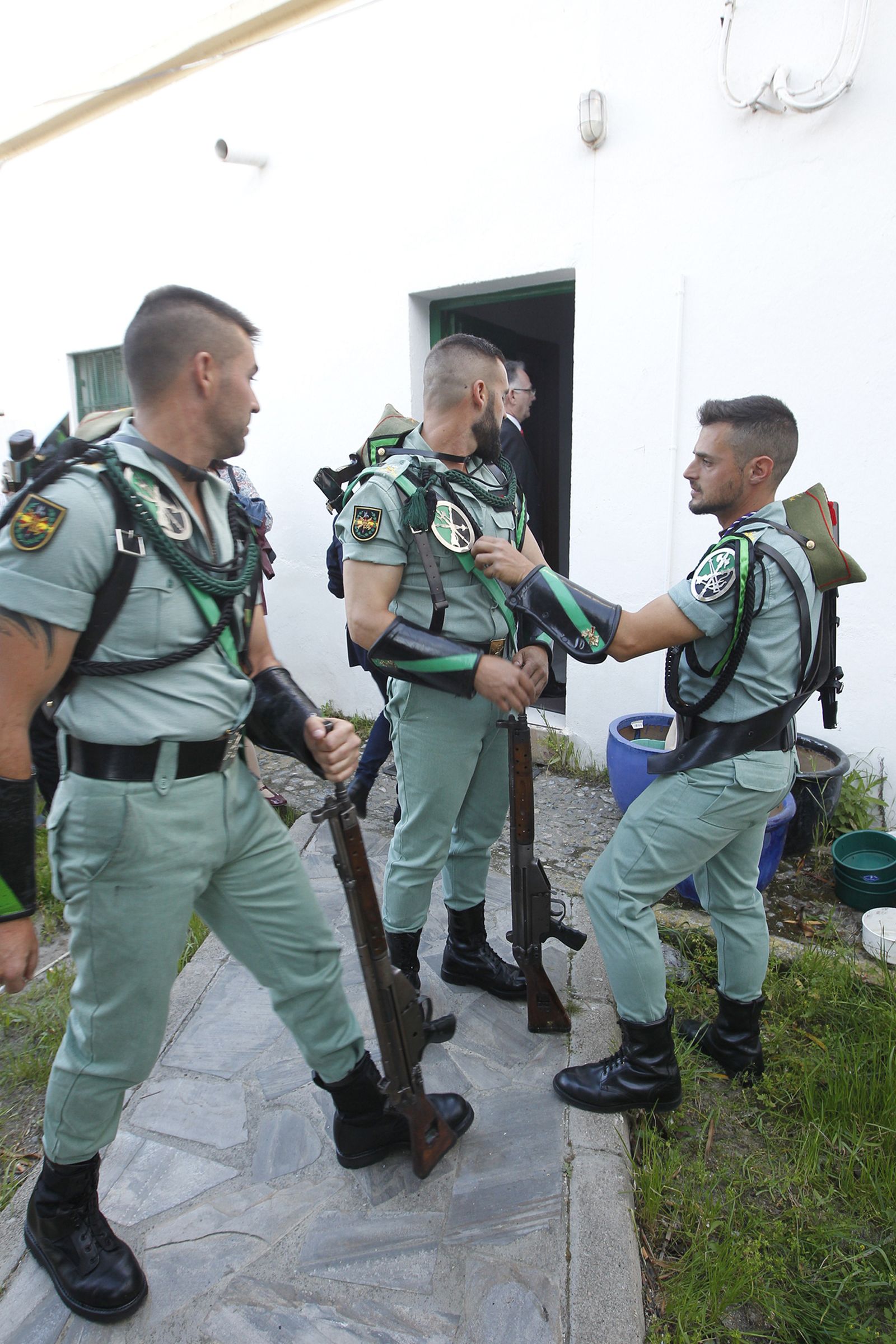Custodia del Cristo de la Buena Muerte de La Legión. Semana Santa 2019. El Parador