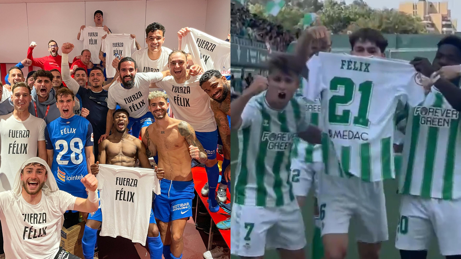 Amorebieta y Betis Deportivo se vuelcan con Félix Garreta: "Va por ti"