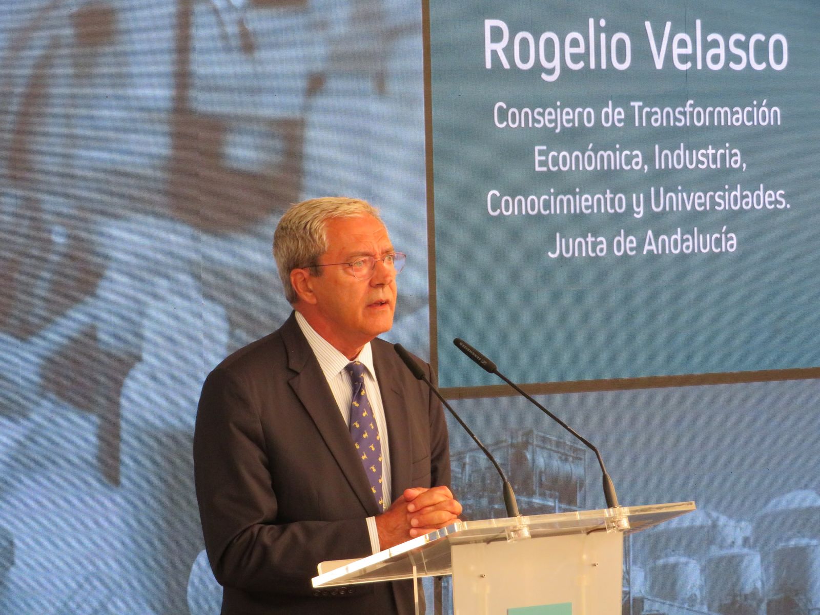 El consejero de Transformación Económica, Rogelio Velasco.