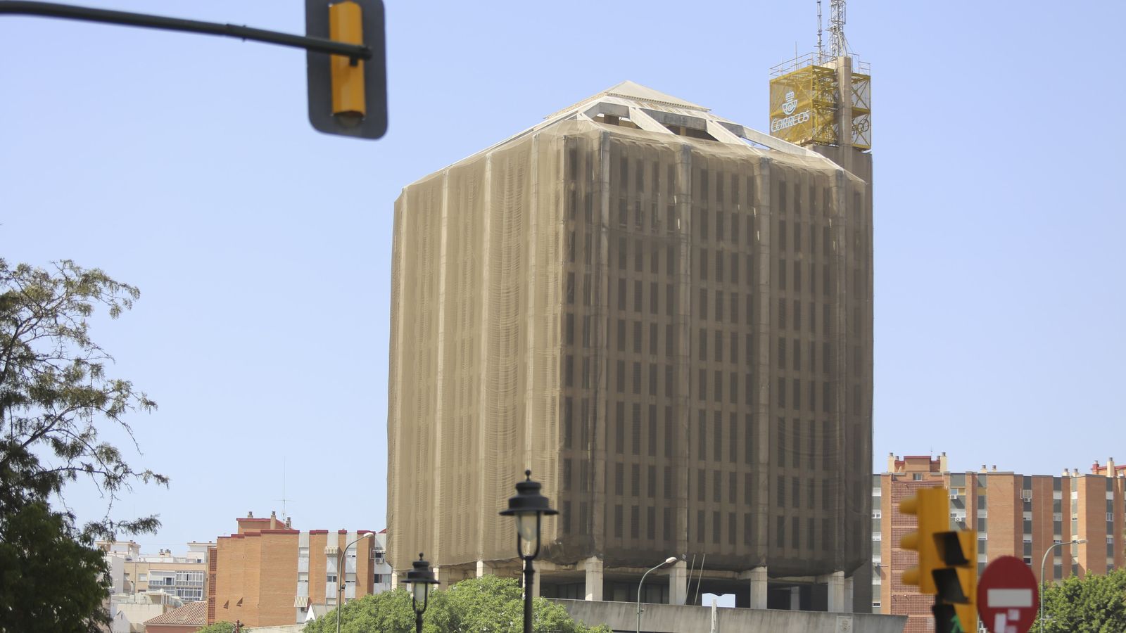 Antigua sede de Correos en Málaga capital.