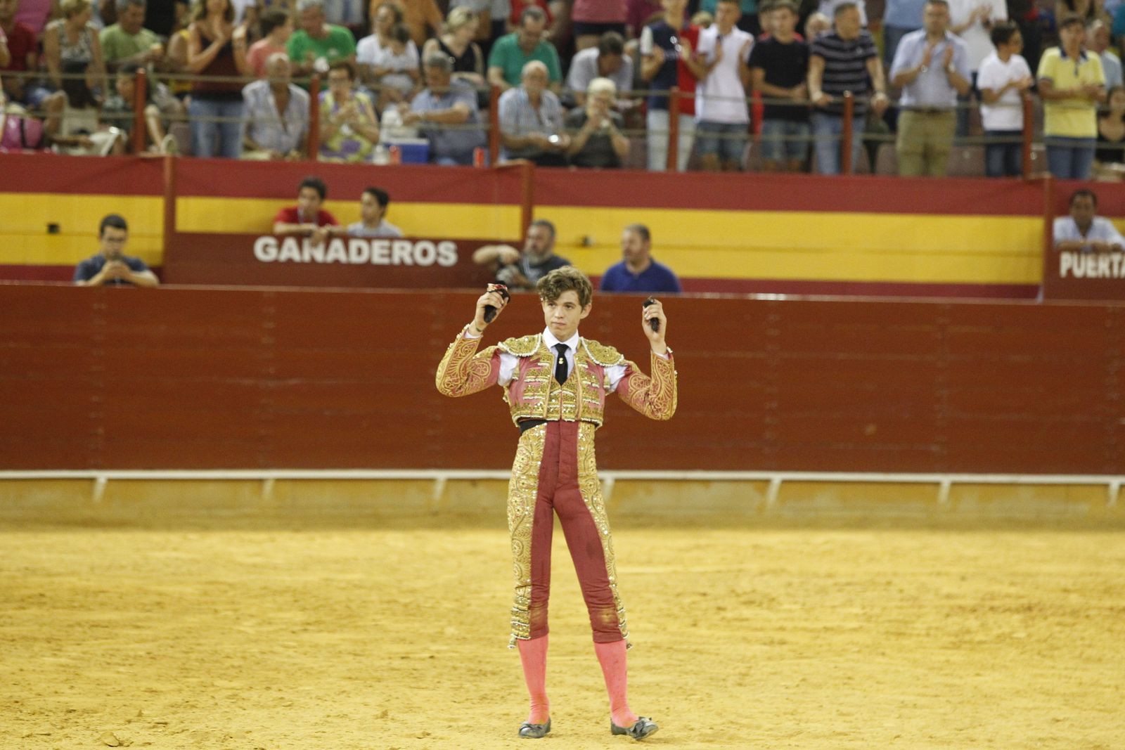 Jorge Martínez, triunfador en su última novillada sin caballos en la provincia.