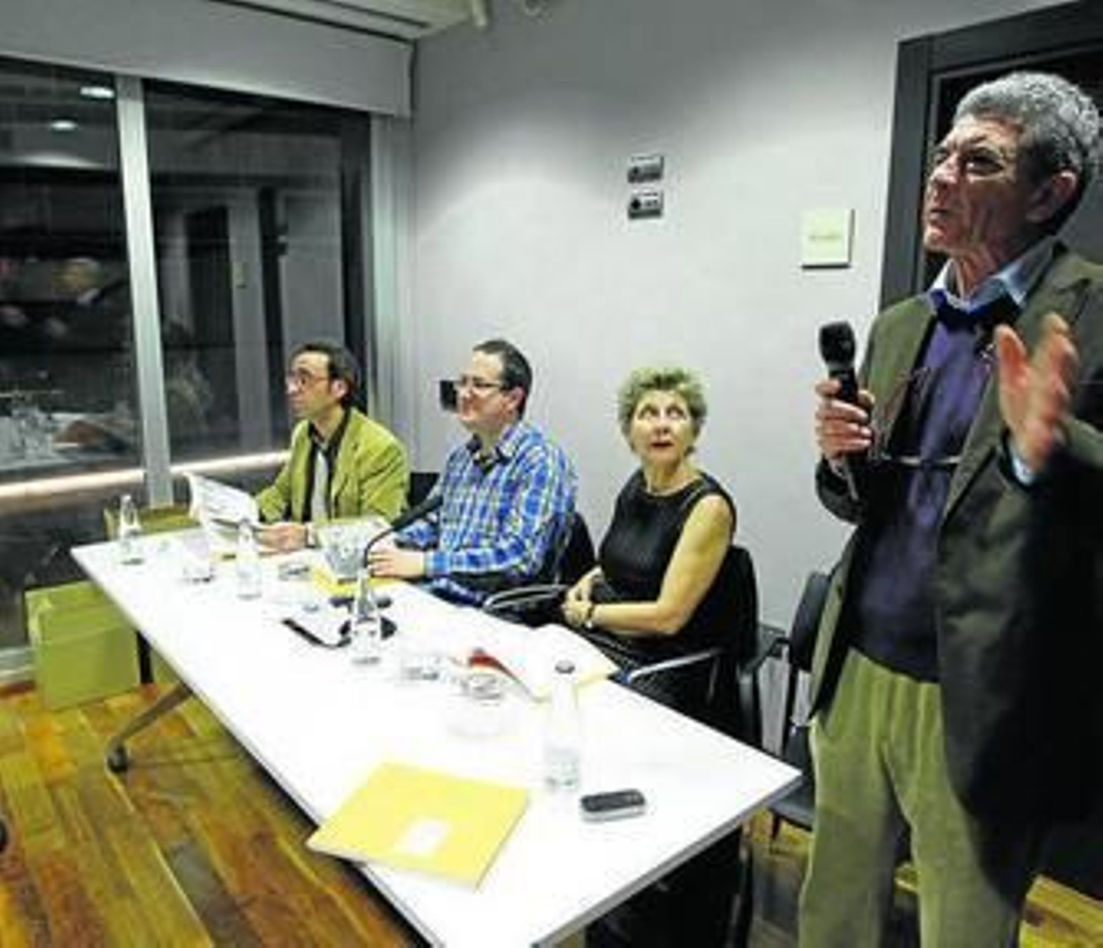 José Manuel Marín con Ana Martínez, Andrés García y López Bretones.