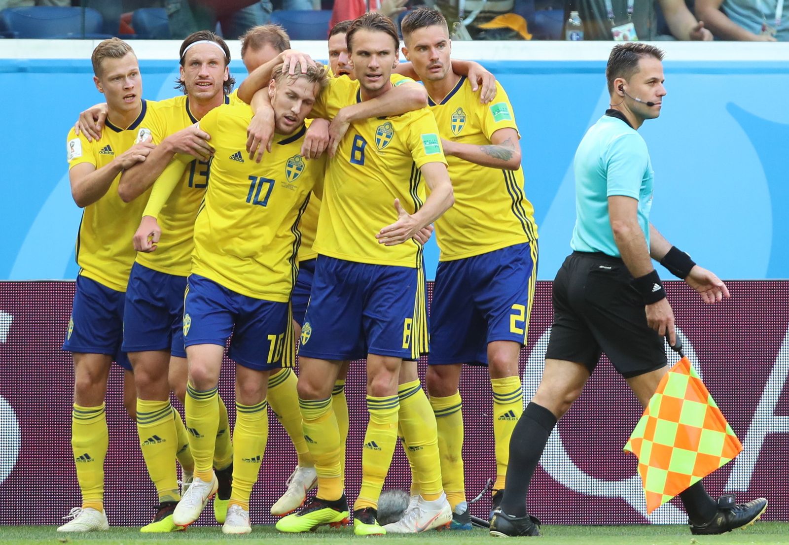 Las imágenes del Suecia-Suiza