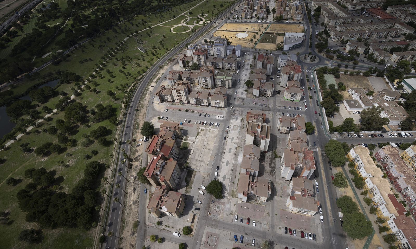 Sevilla desde el helicóptero de la Policía Nacional