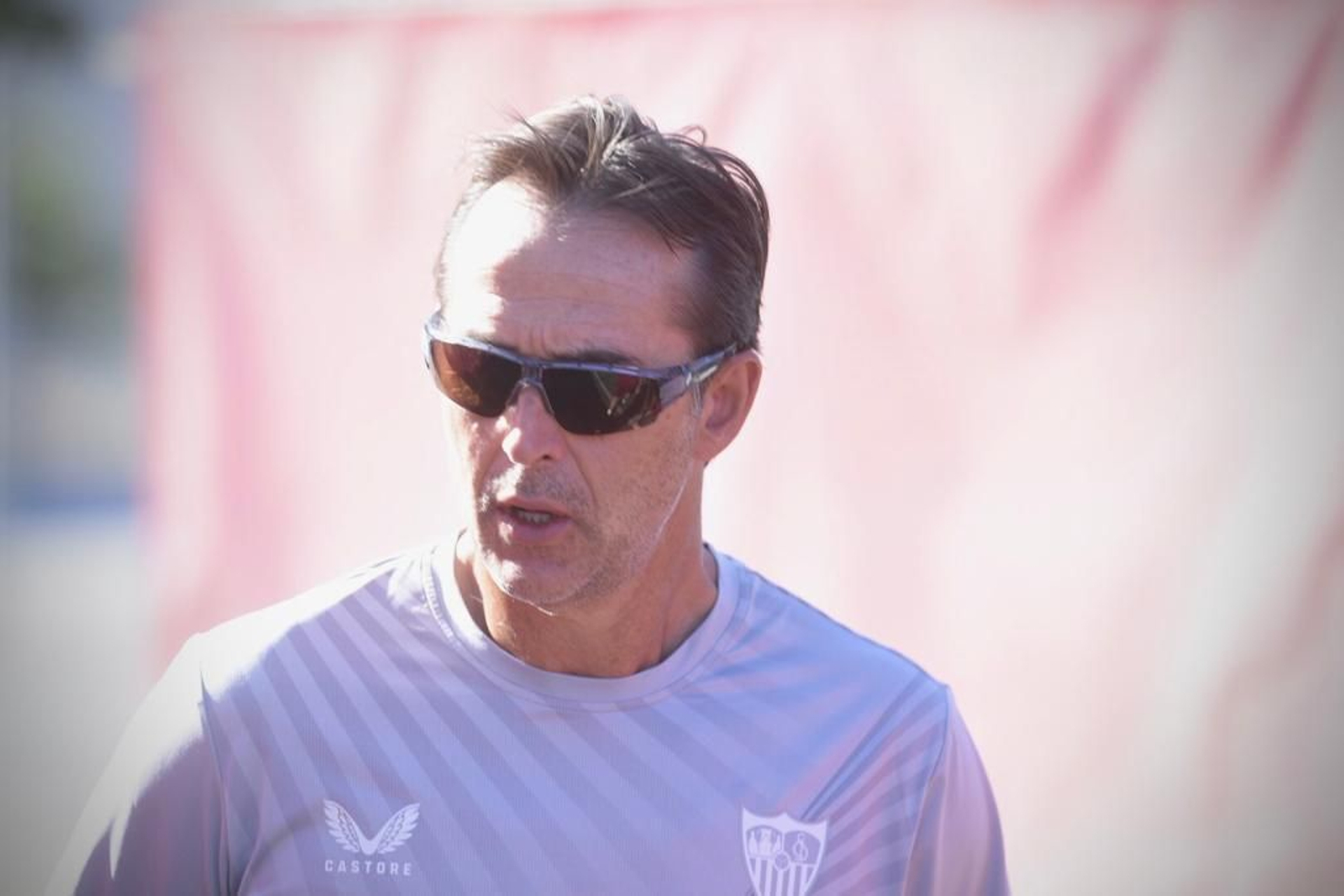 Lopetegui, en el entrenamiento de este viernes.