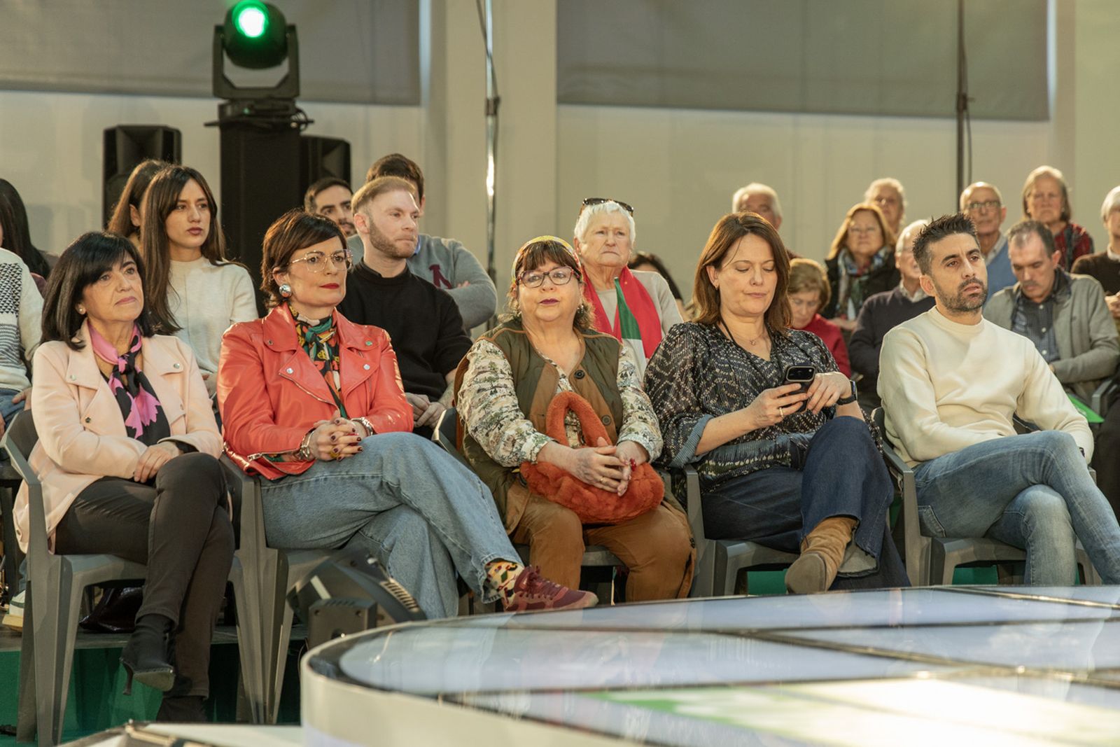 Acto en defensa de los servicios públicos para celebrar el 28F en Jaén