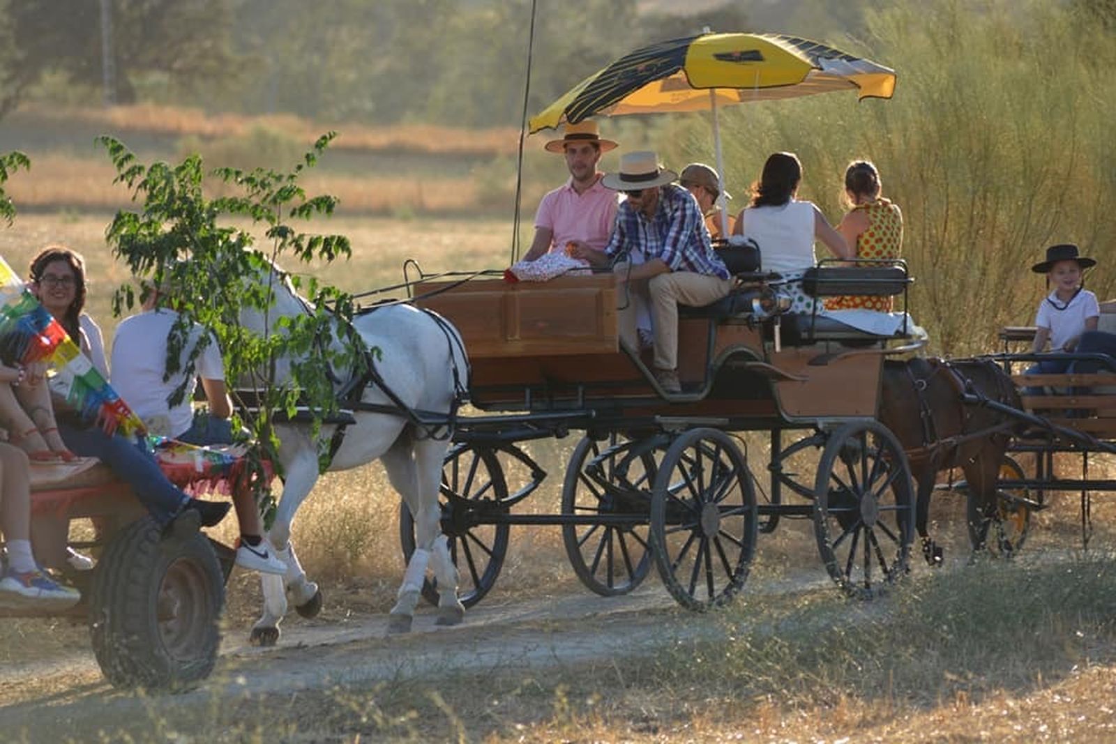 El espectacular recibimiento a la Virgen de Guía en Villanueva del Duque, en imágenes