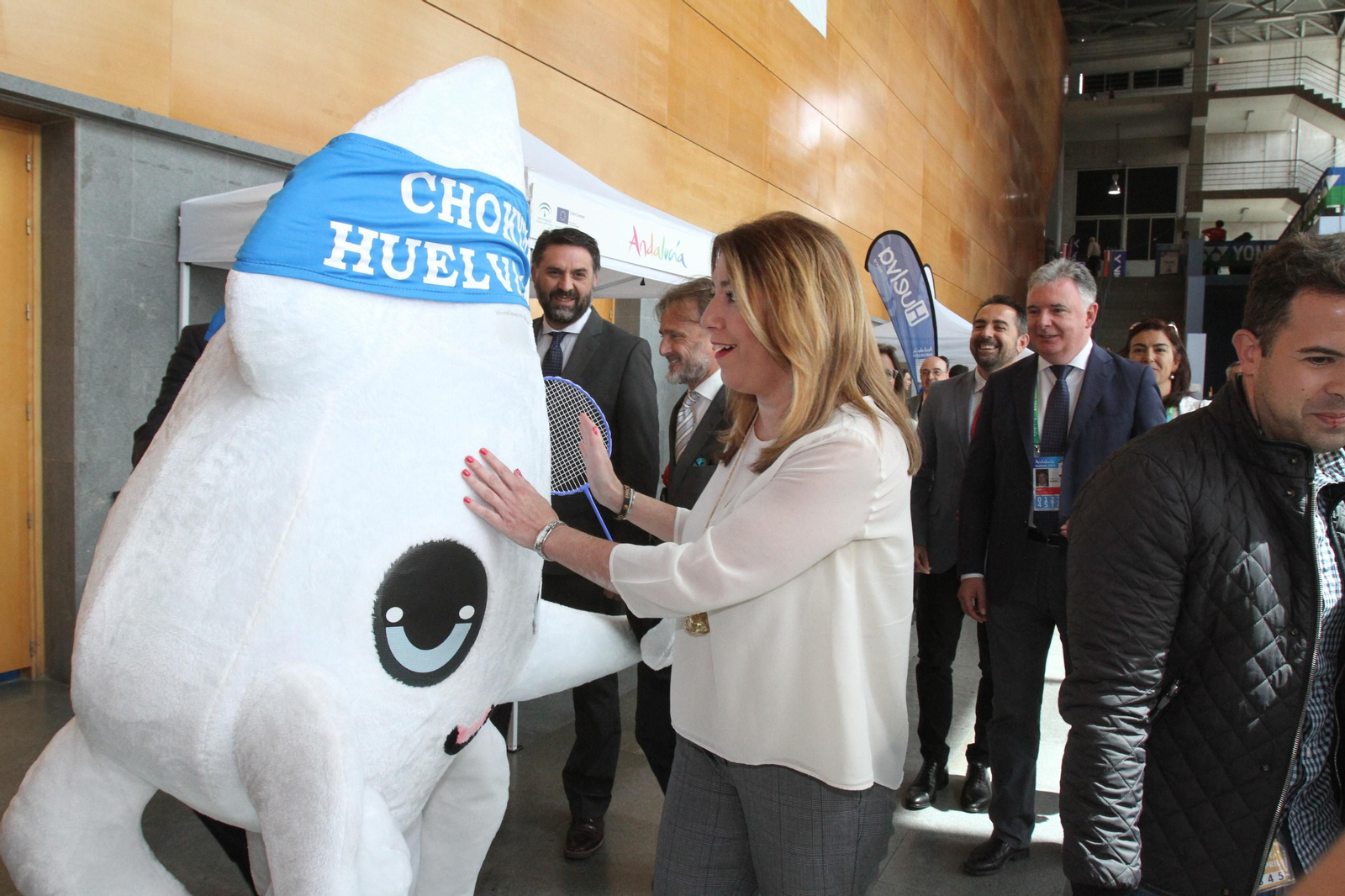 Diversas autoridades quisieron acompañar a la campeona en la gran final.