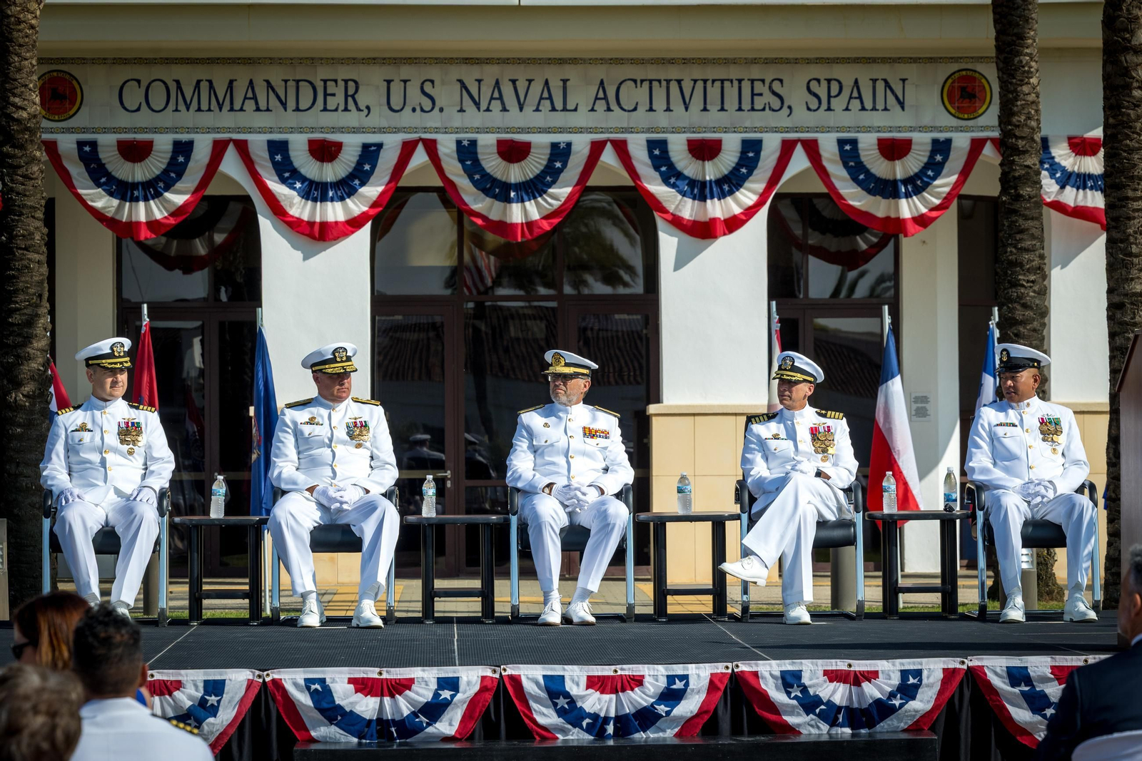 Las imágenes de la ceremonia de cambio de mando de EEUU en la Base de Rota