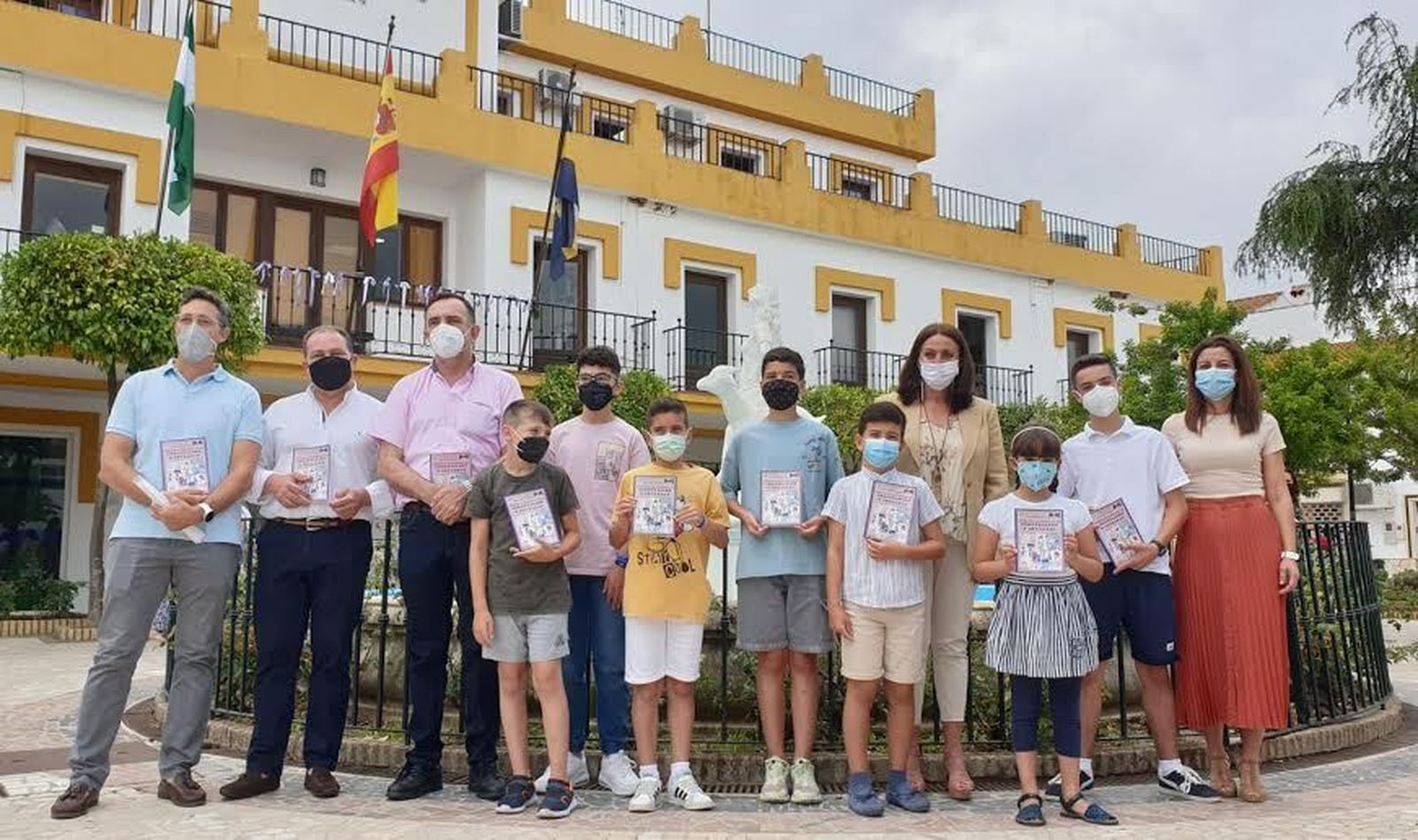 Representantes del CEIP Antonio Guerrero