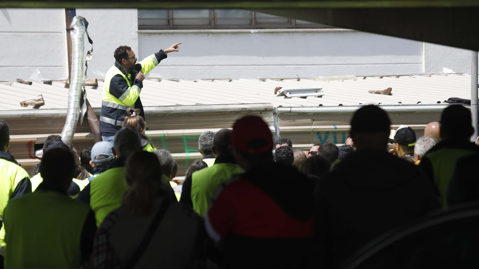 Fotos de la concentración de Acerinox por el Primero de Mayo Fotos de la concentración de Acerinox por el Primero de Mayo