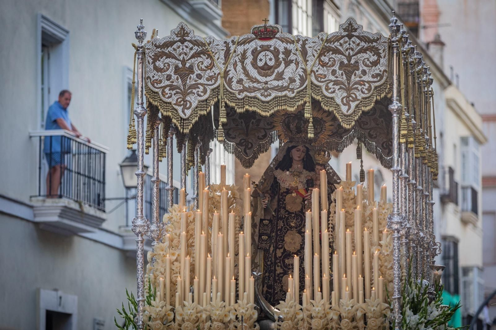 La procesión de la Virgen del Carmen en Cádiz, en imágenes