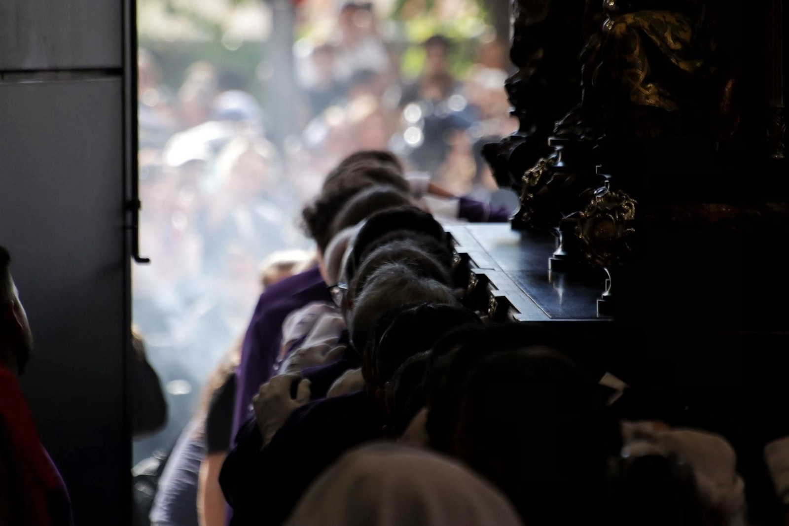 Las imágenes de Fusionadas en el Miércoles Santo en Málaga