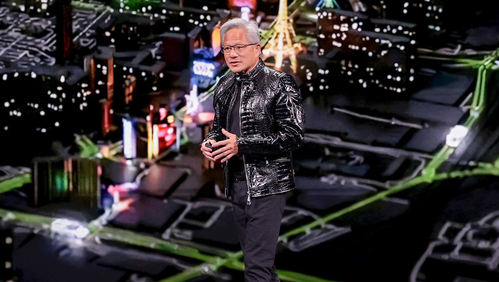 El CEO de Nvidia, Jensen Huang, en CES 2026