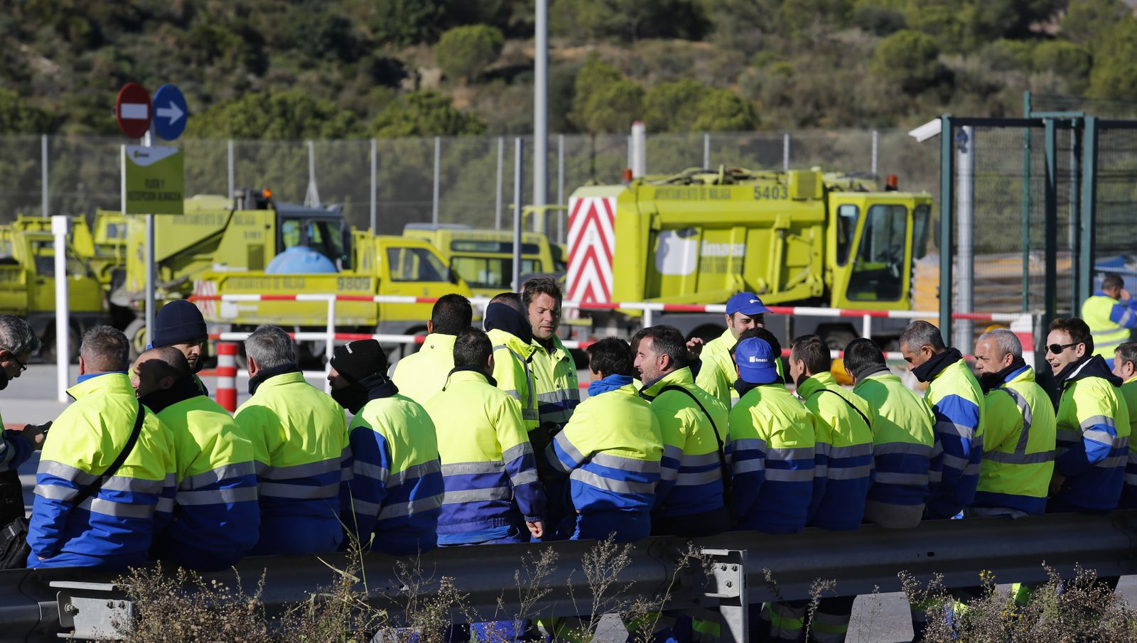 Trabajadores de Limasa.