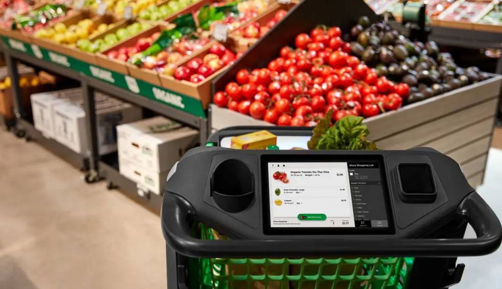 Amazon Dash Cart, el carro de la compra inteligente que cobra y evita colas.