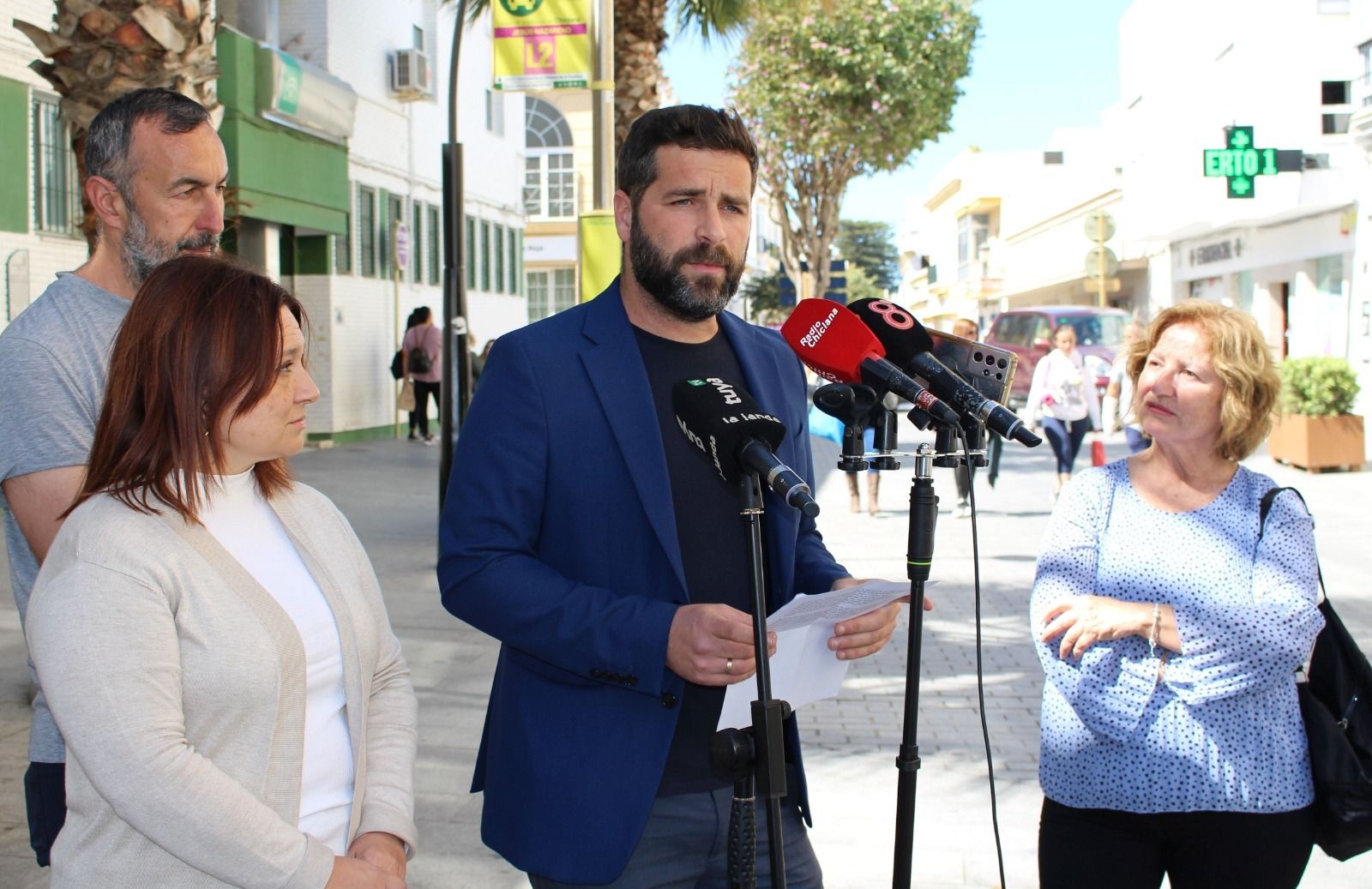 El candidato de IU a la Alcaldía de Chiclana, Roberto Palmero.