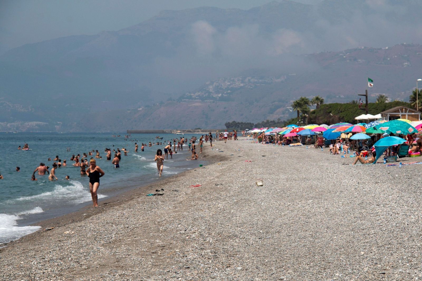 Imagen de archivo de una playa en Motril.