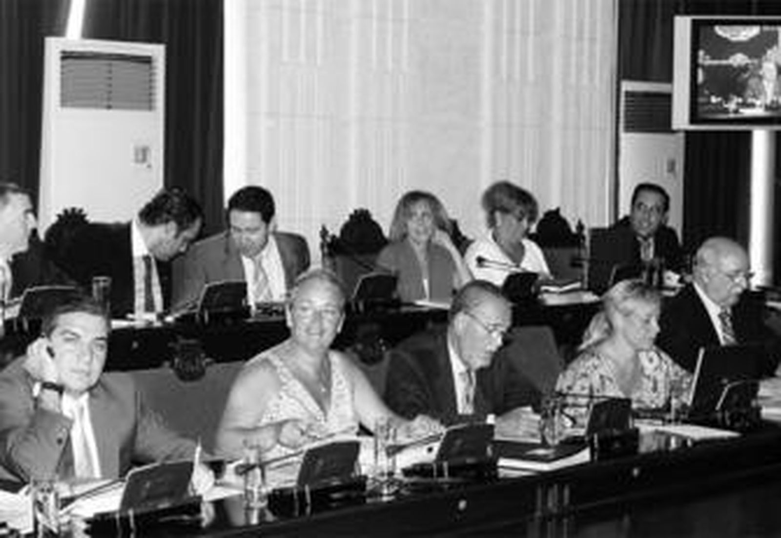 Concejales del equipo de gobierno del PP.