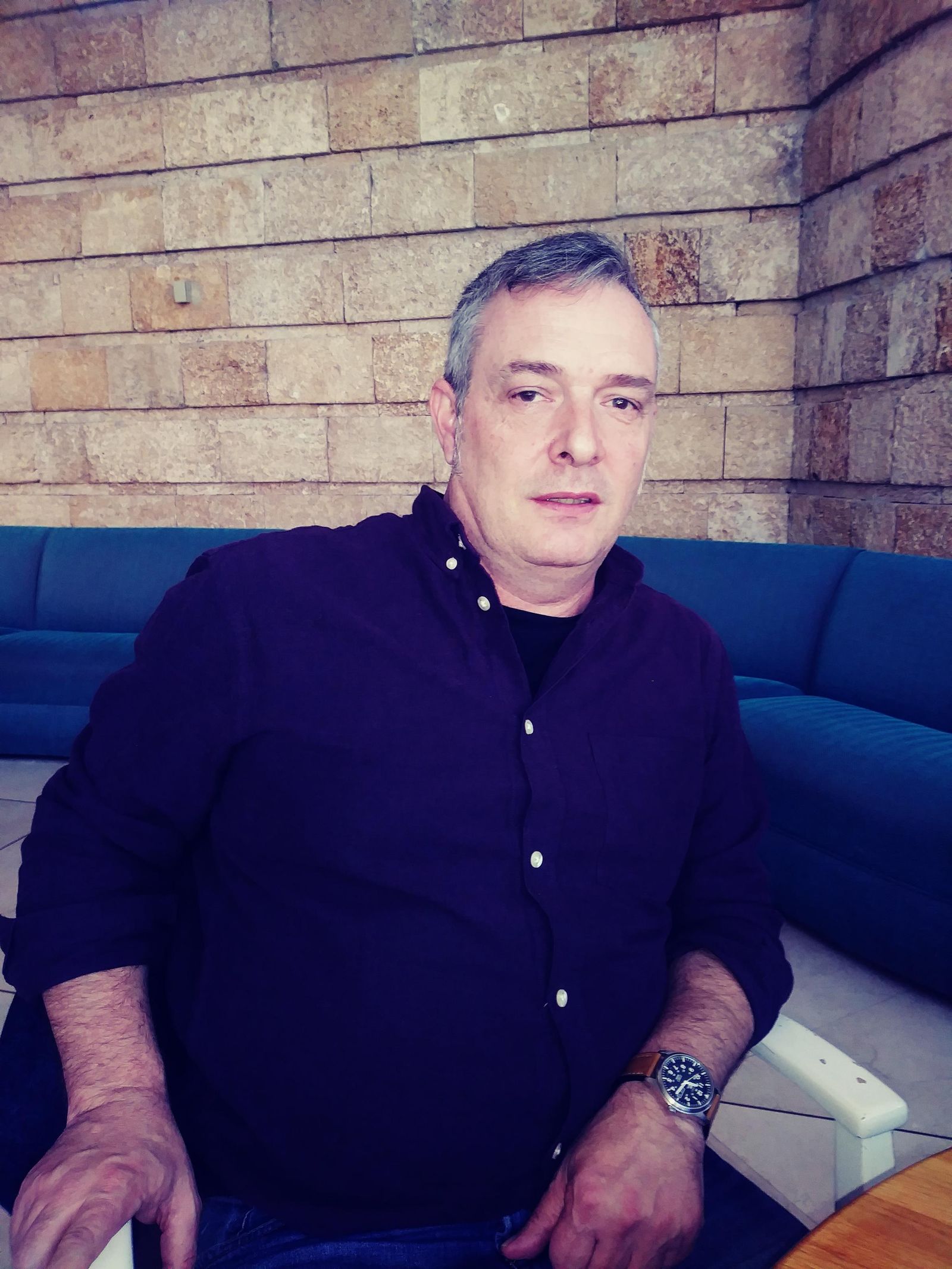 Francisco Cuesta, durante la entrevista