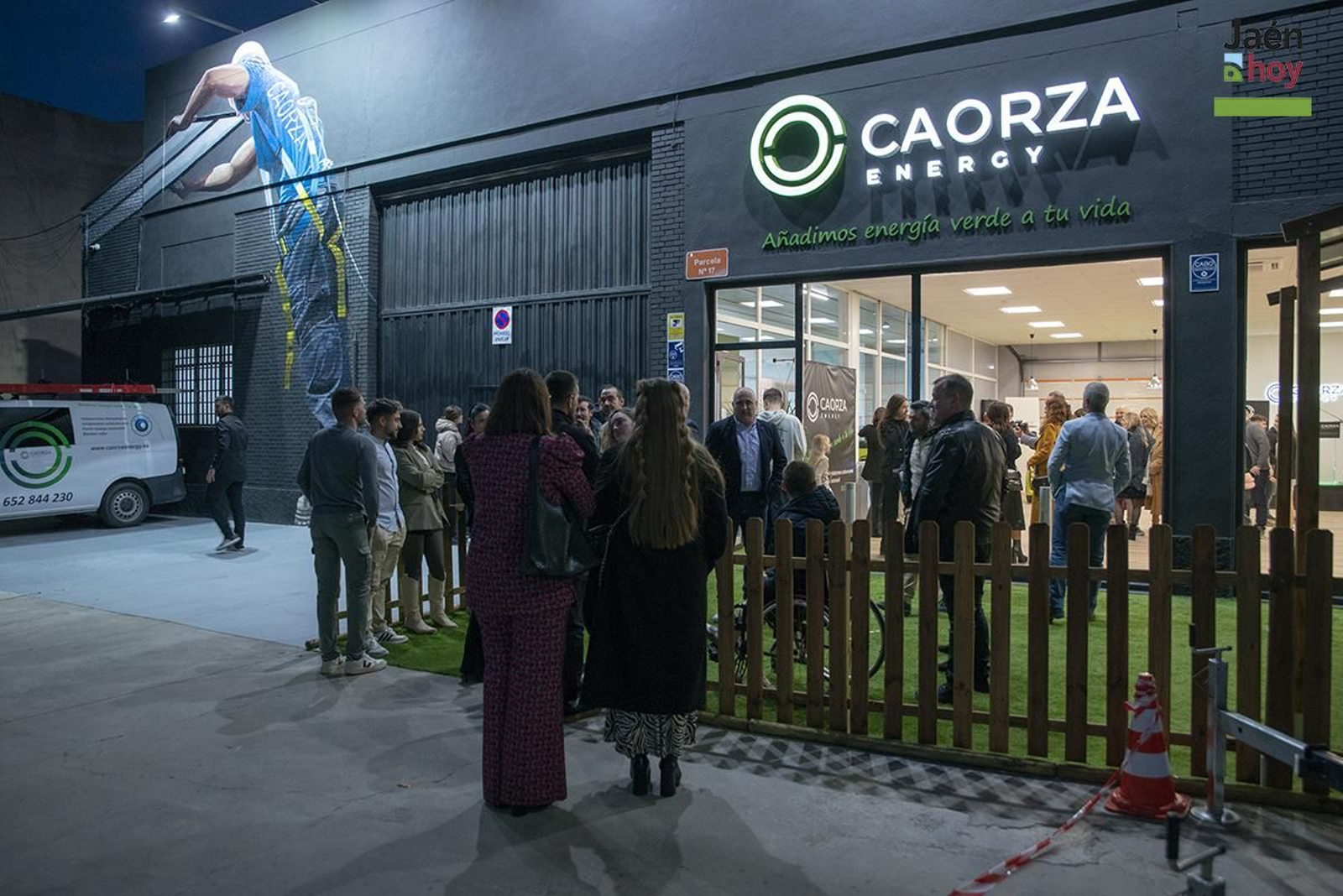 Inauguración de las instalaciones de la empresa Caorza Energy.