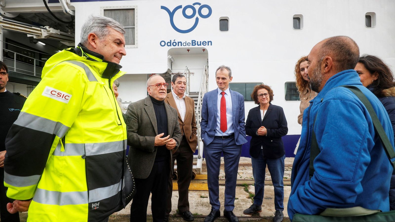 Jordi Sorribas, Juan Cruz Cigudosa, Rafael Rodrigo, Pedro Duque y Margarita Paneque.