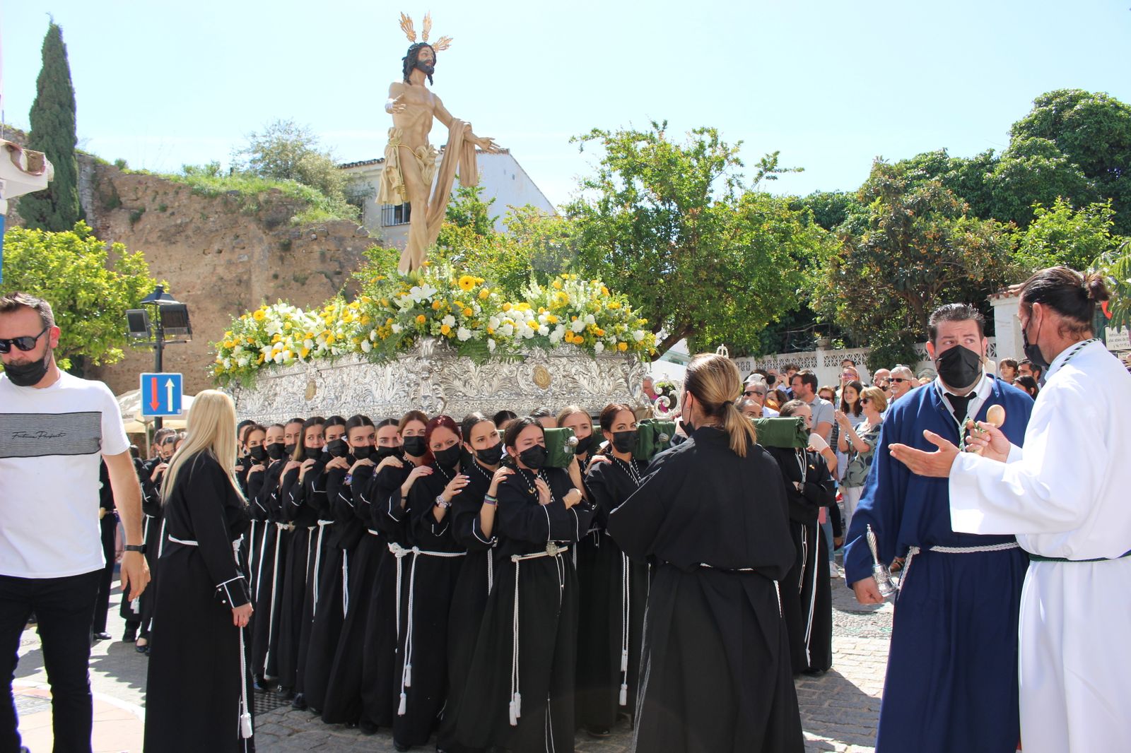 El trono del Santísimo Cristo Resucitado