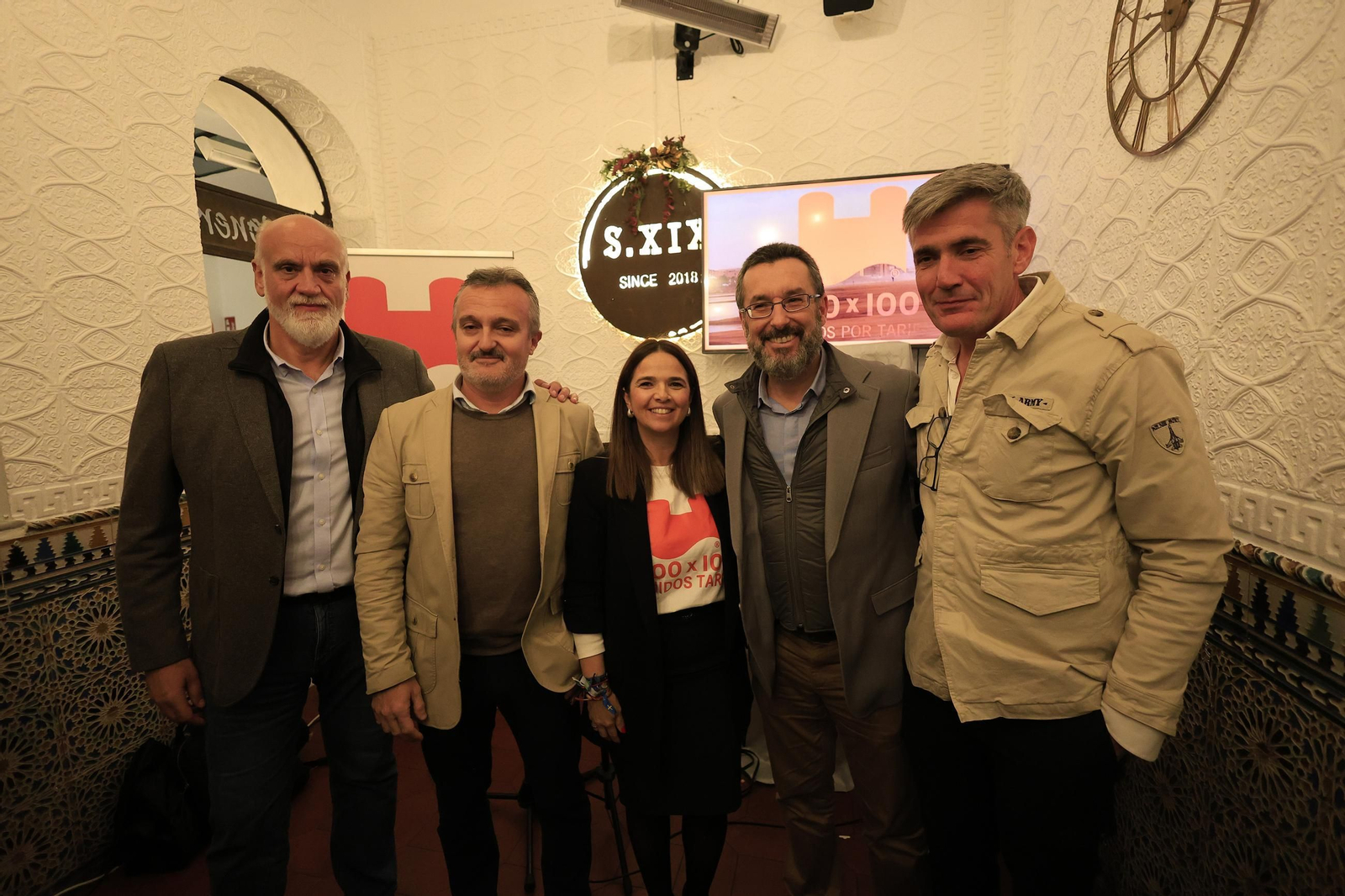 Las fotos de la presentación de 100x100 Unidos por Tarifa