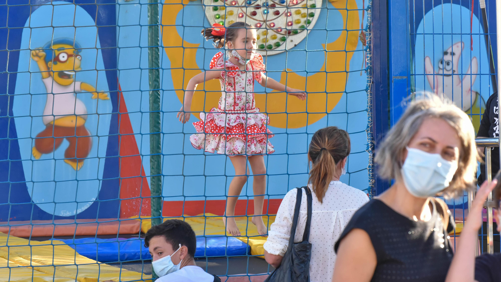Las fotos de una tarde en un universo de atracciones en Tarifa