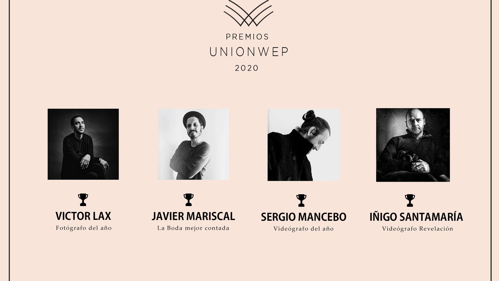 Ganadores de los premios Unionwep 2020.
