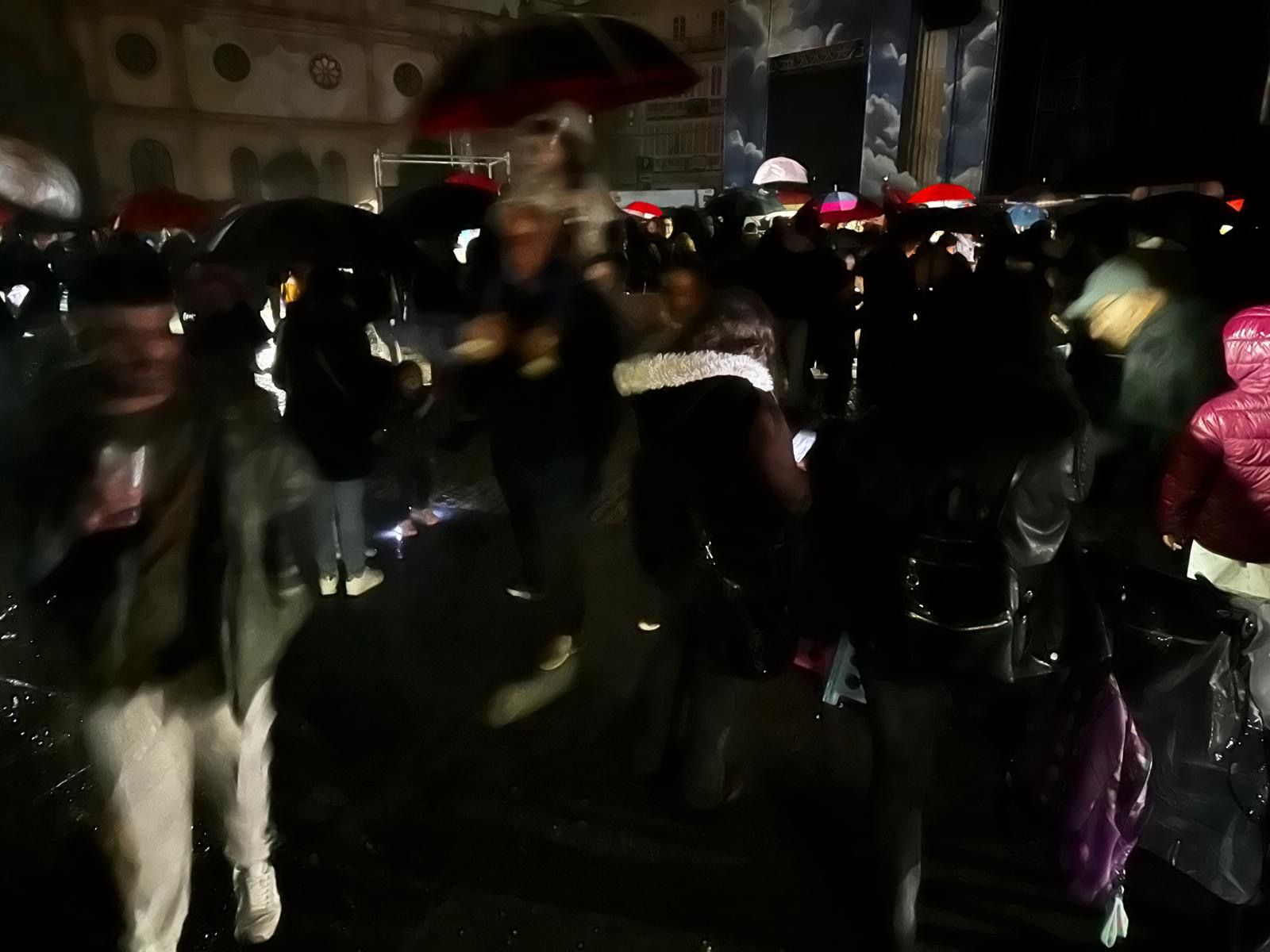 El apagón en medio del pregón infantil