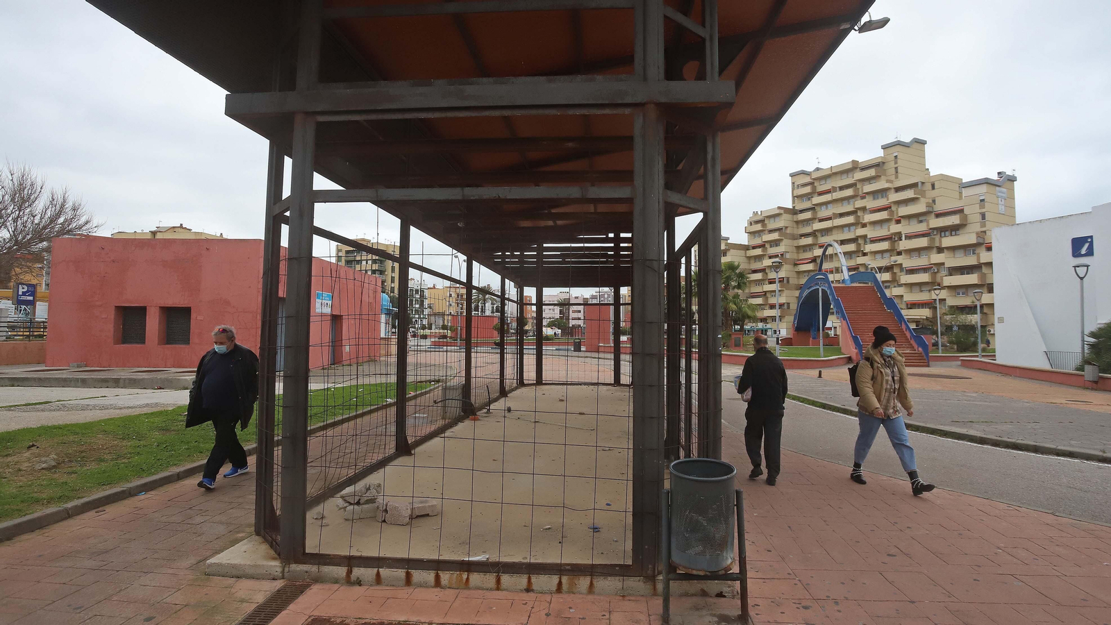 Segunda base del Bulevar 20 de abril en La Línea