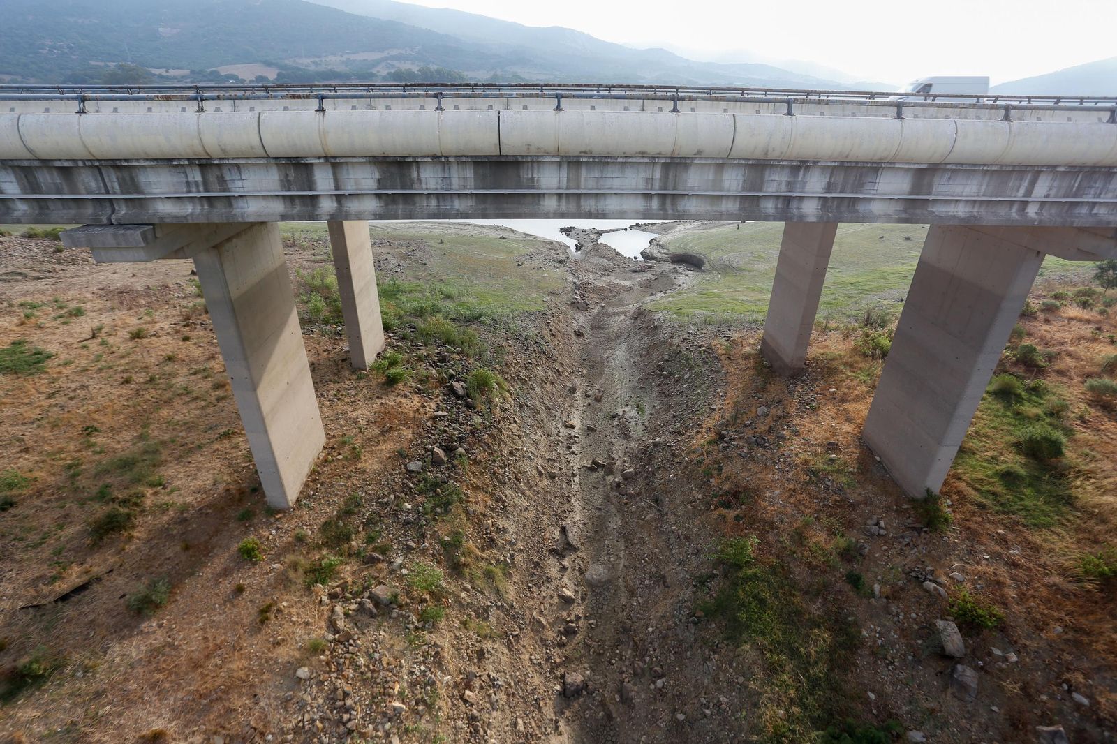 Fotos del estado del pantano de Charco Redondo en Los Barrios